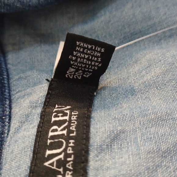 Lauren Ralph Lauren Denim Blazer Jacket NEW - Picture 7 of 13